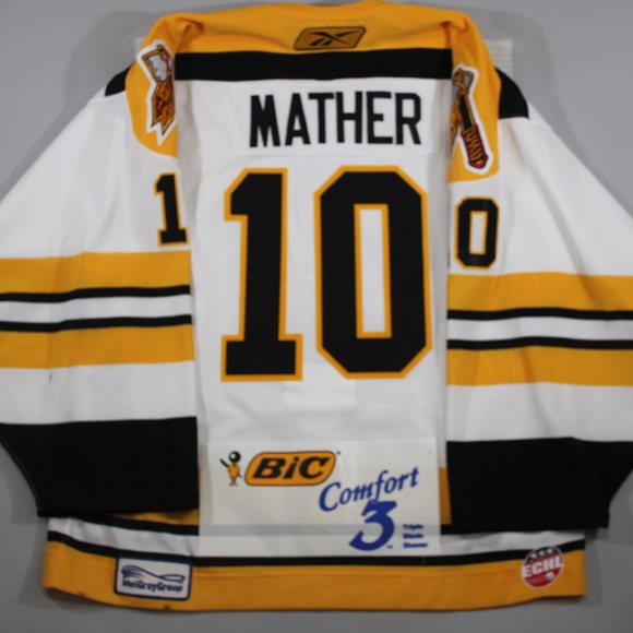 Johnstown Chiefs Shawn Mather game worn size: 56 Reebok - Picture 4 of 4